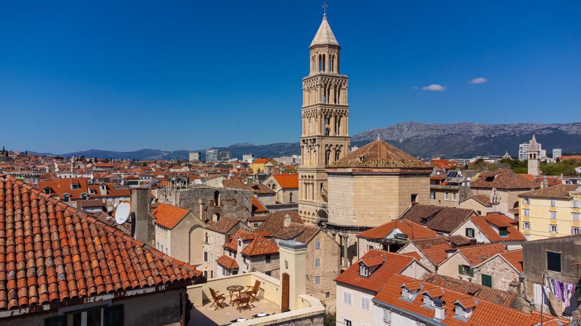 Terazza Grande In Diocletian Tower Apartamento Split Exterior foto
