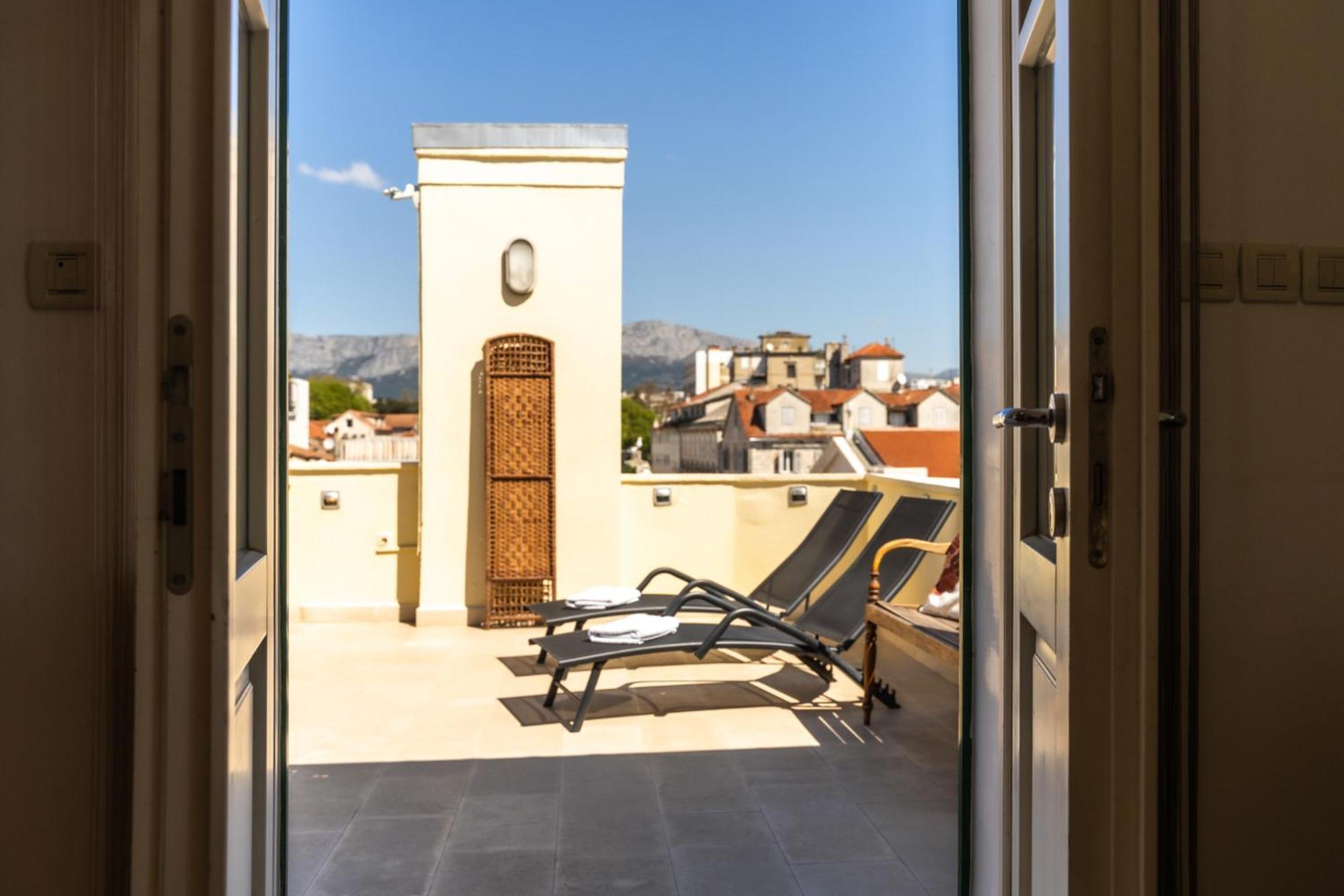 Terazza Grande In Diocletian Tower Apartamento Split Exterior foto