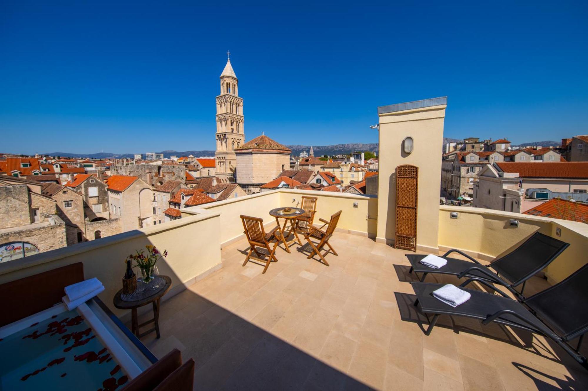 Terazza Grande In Diocletian Tower Apartamento Split Exterior foto