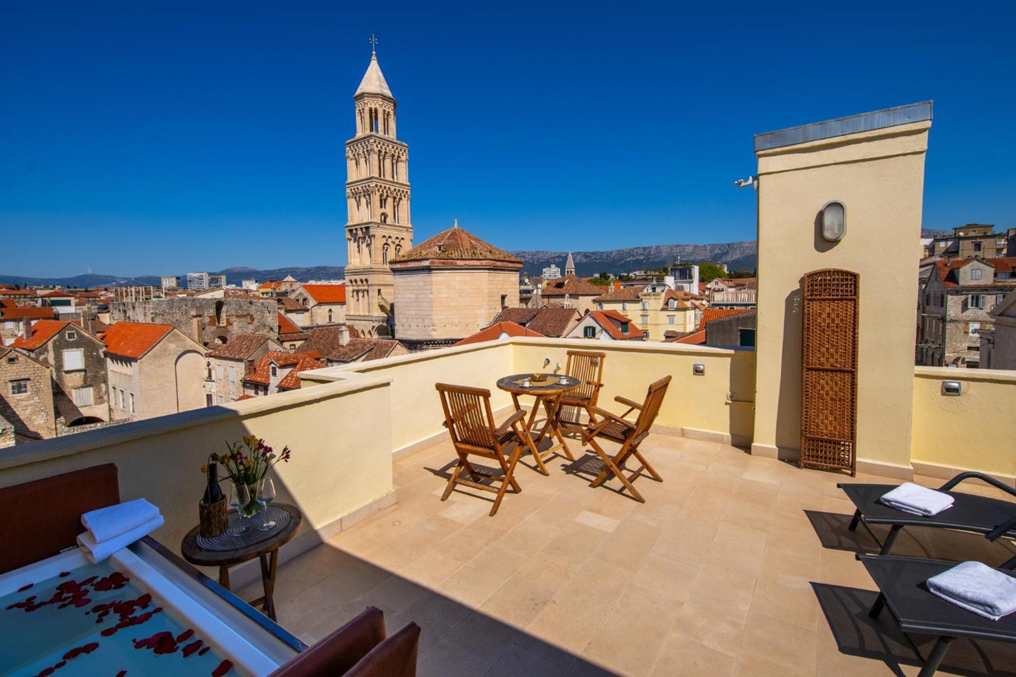 Terazza Grande In Diocletian Tower Apartamento Split Exterior foto