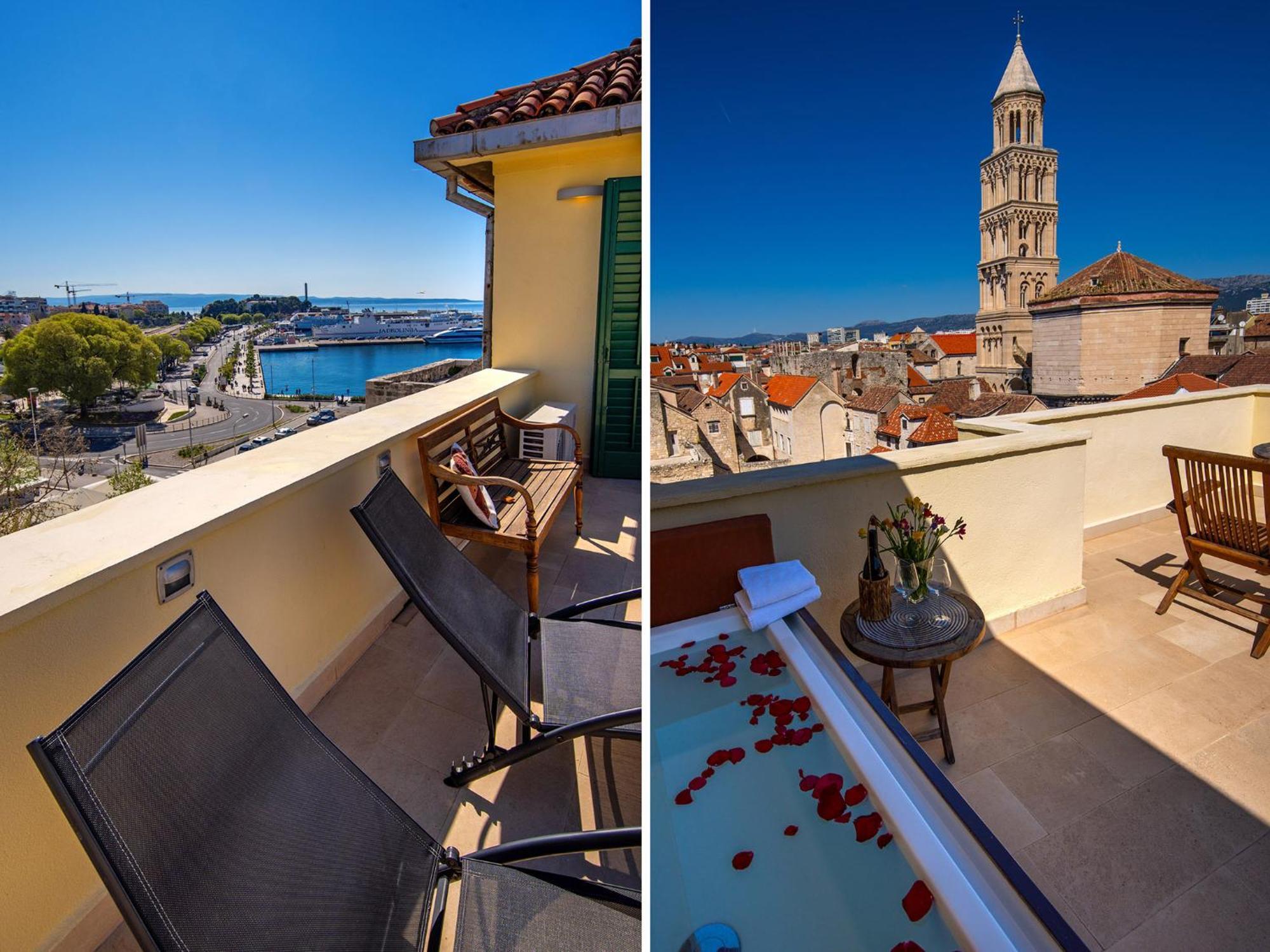 Terazza Grande In Diocletian Tower Apartamento Split Exterior foto